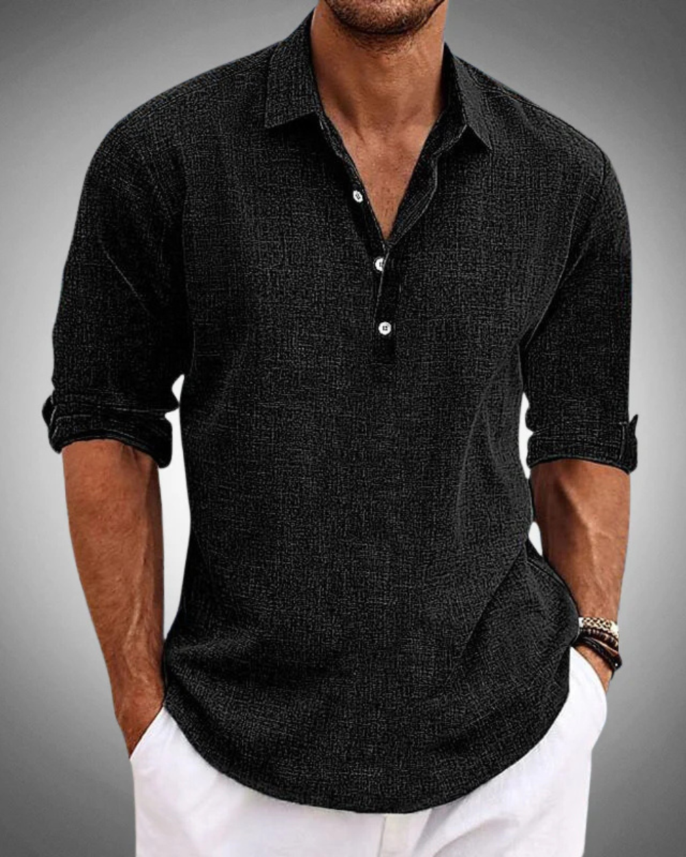 Camisa Sabbio Clásica de algodón