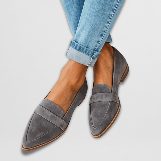 Helen | Weiche Wildleder-Zapatillas de casa ortopédicas