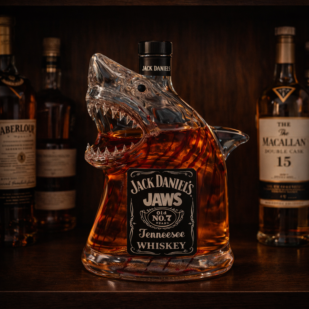 Botella de Whisky - Edición Tiburón
