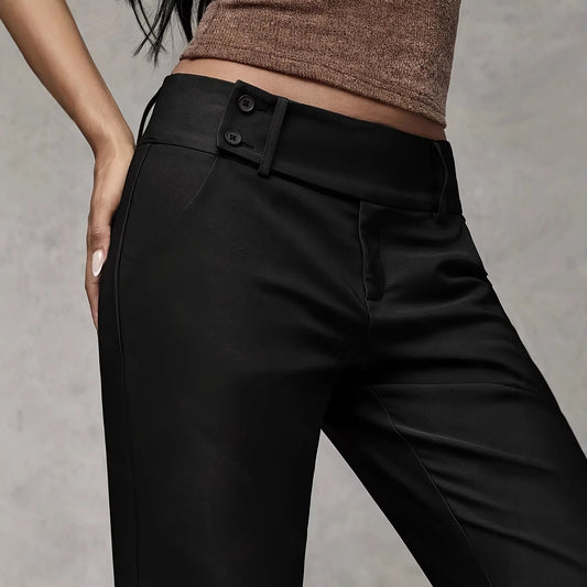 Monclair™-Pantalones de sastrería de primera calidad con un elegante corte recto