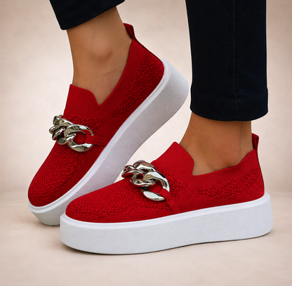 Maria | Zapatos con cadena metálica