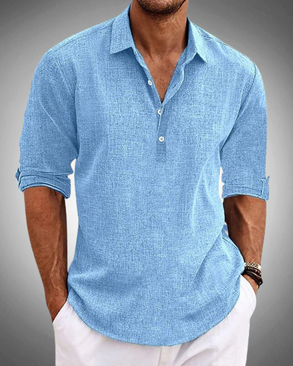Camisa Sabbio Clásica de algodón