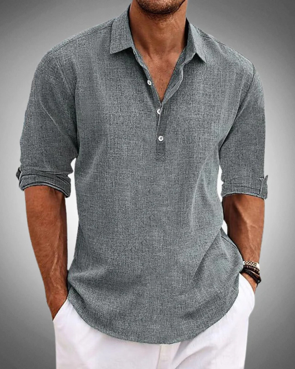 Camisa Sabbio Clásica de algodón
