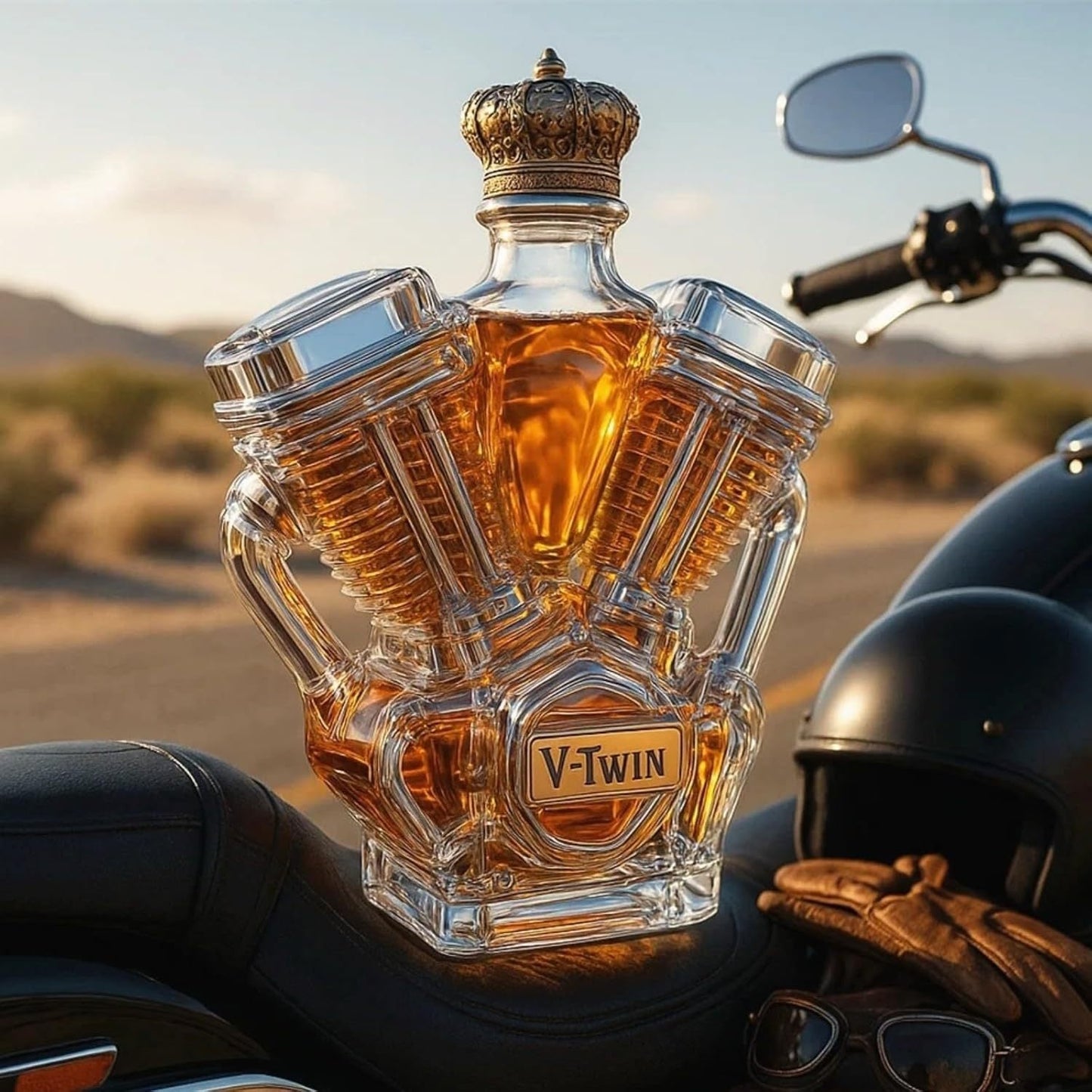 Botella de Whisky - Edición V8
