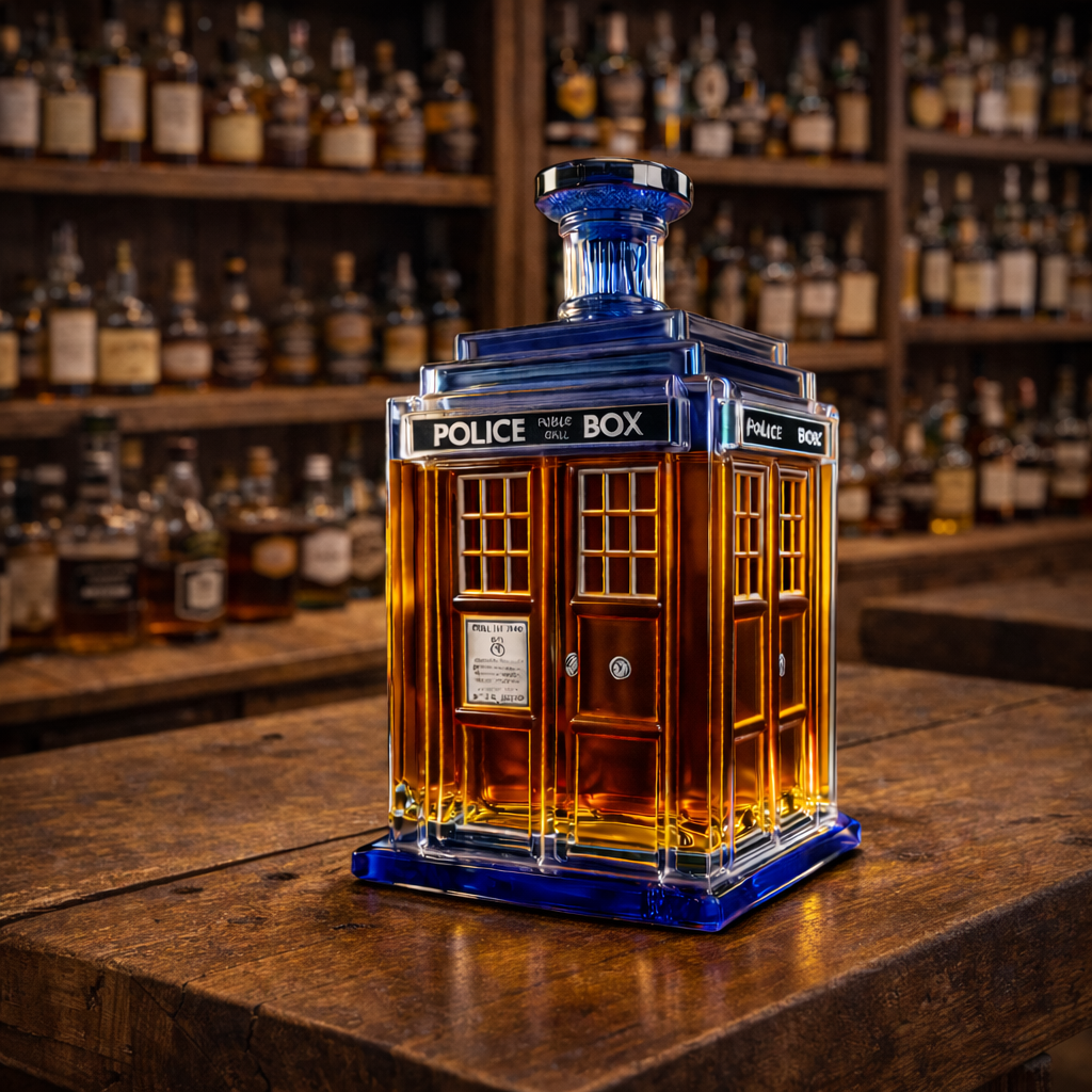 Botella de Whisky - Edición Policía