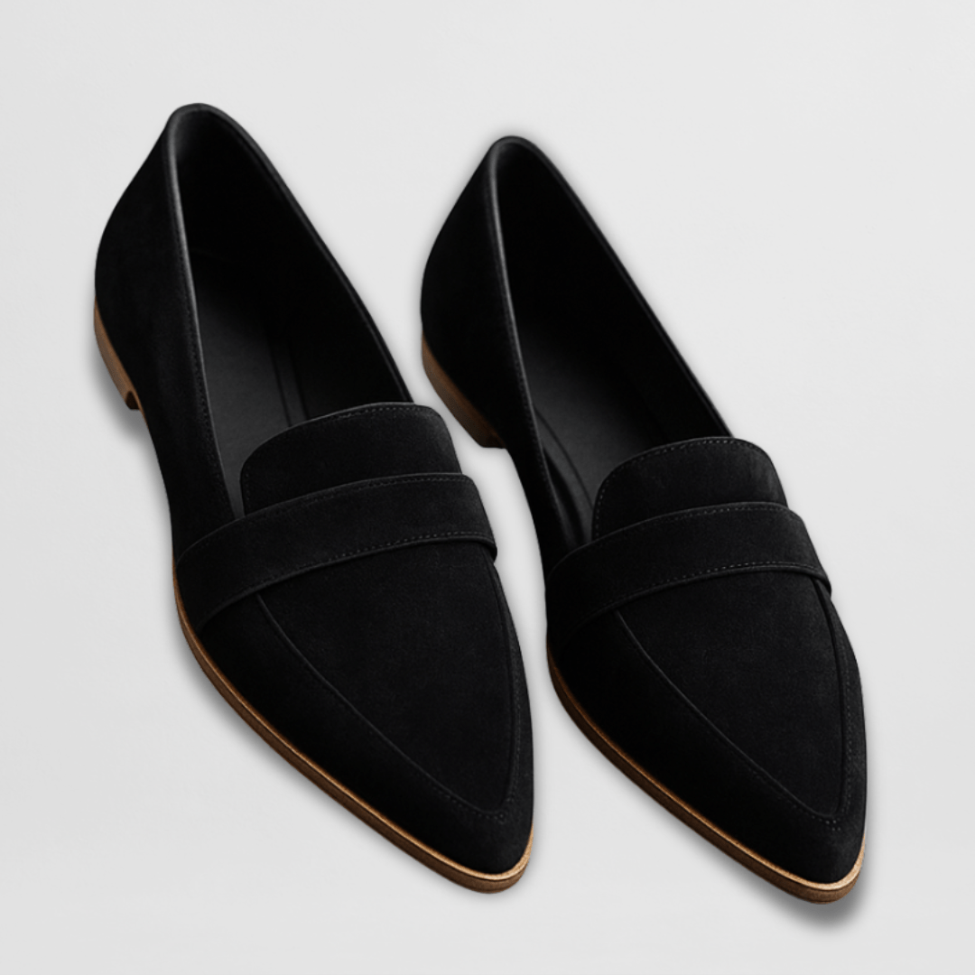 Helen | Weiche Wildleder-Zapatillas de casa ortopédicas