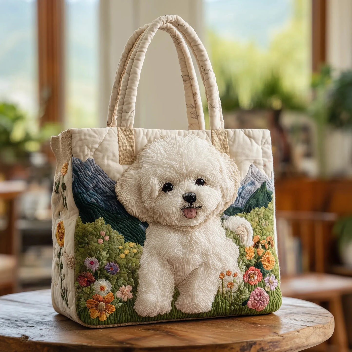 Bolso Acolchado Artesanal para Amantes de los Perros