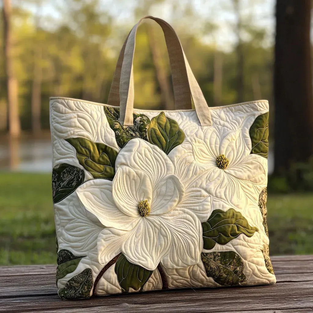 Bolso Acolchado Elegante con Motivo Floral
