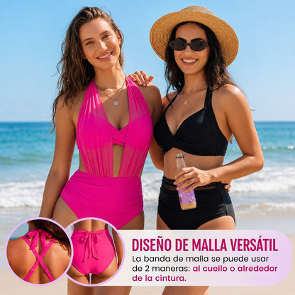 Sabrina | Bikini de talle alto 2 en 1 con control de abdomen