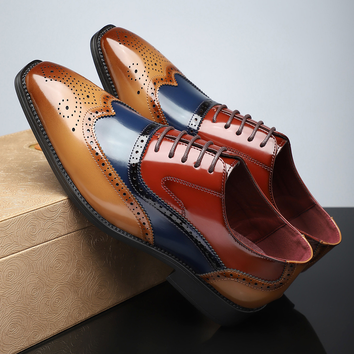 Zapatos de vestir elegantes de piel Borgue