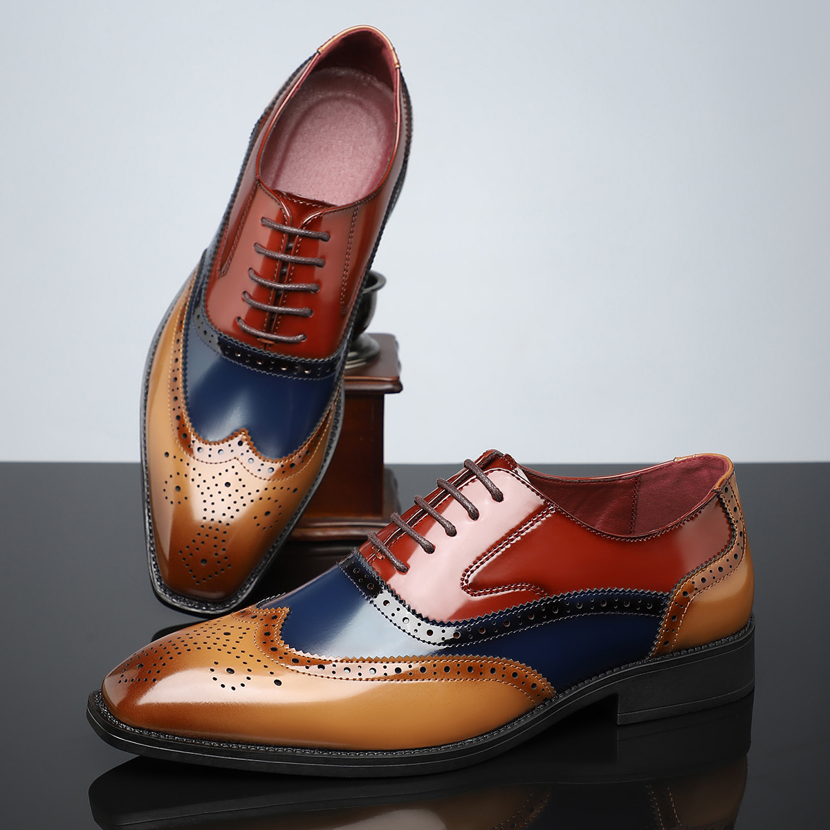 Zapatos de vestir elegantes de piel Borgue
