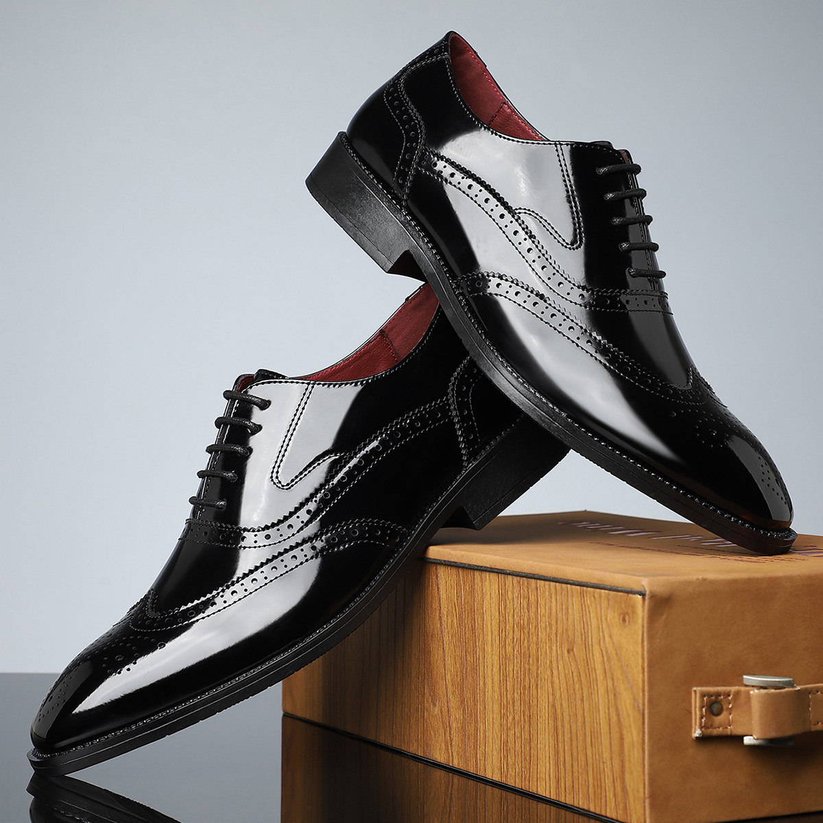 Zapatos de vestir elegantes de piel Borgue
