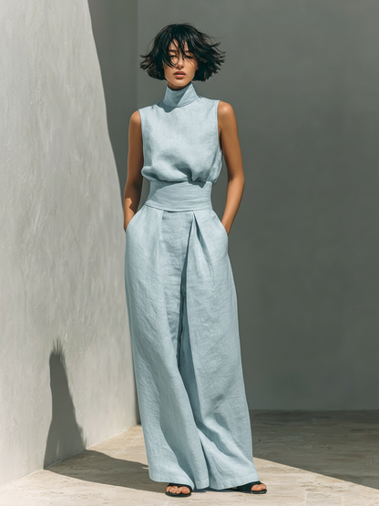 María | Conjunto de lino elegante