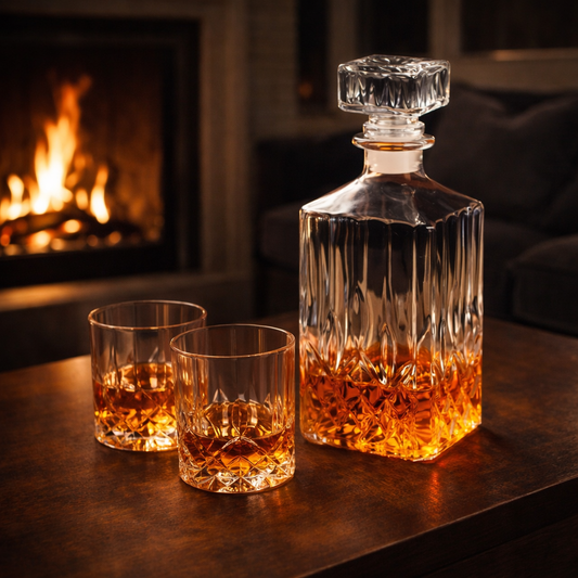 Botella y Vasos de Whisky - Edición Original