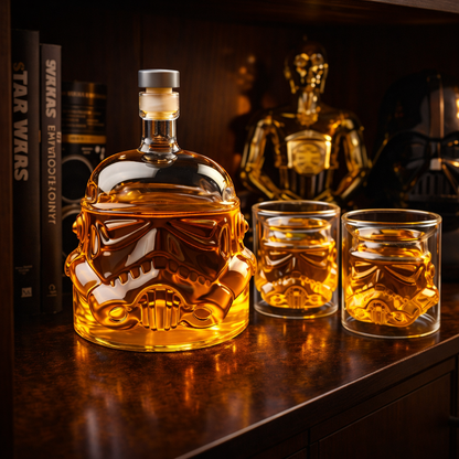 Botella y Vasos de Whisky - Edición Star Wars