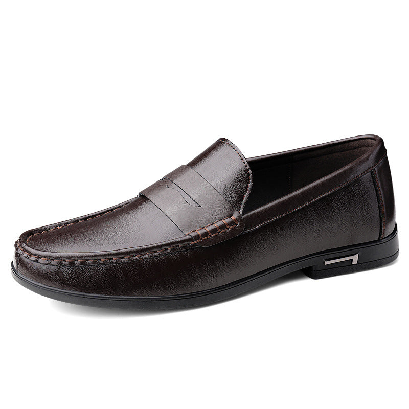 Elegantes mocasines de piel de primera calidad
