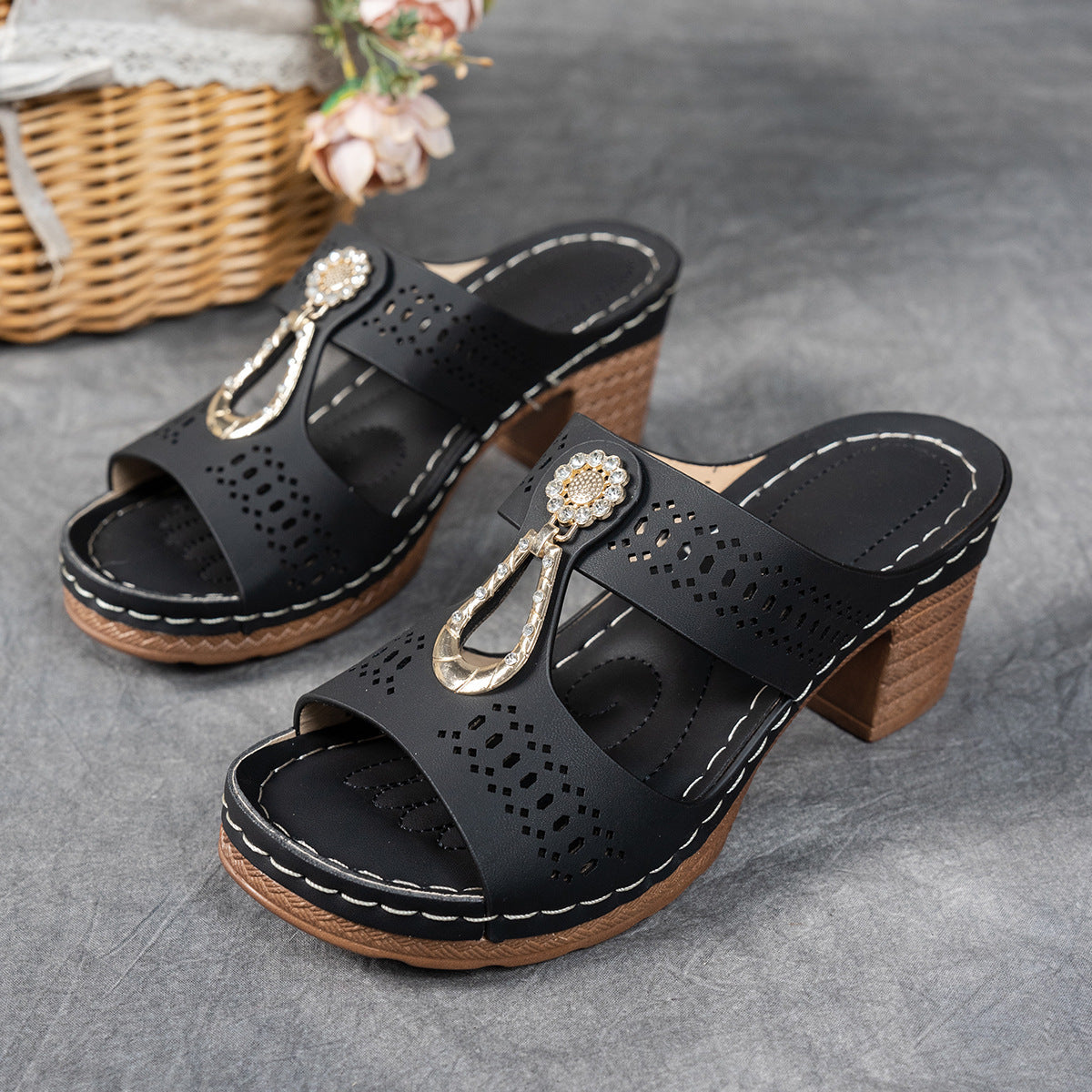Isabella™ | Sandalias Ortopédicas Cómodas con Tacón Alto
