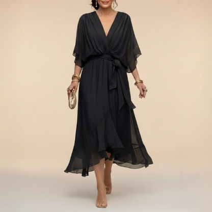 Monica - Vestito con scollo a V
