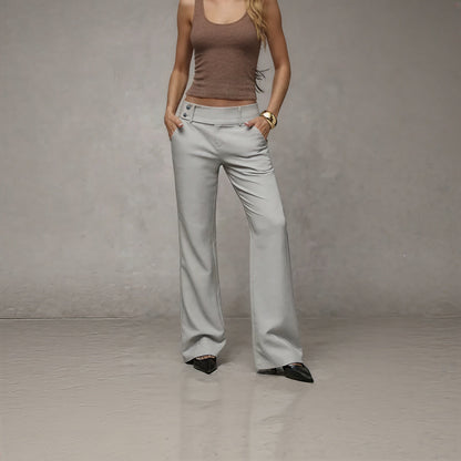 Monclair™-Pantalones de sastrería de primera calidad con un elegante corte recto