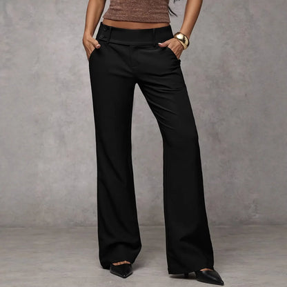 Monclair™-Pantalones de sastrería de primera calidad con un elegante corte recto