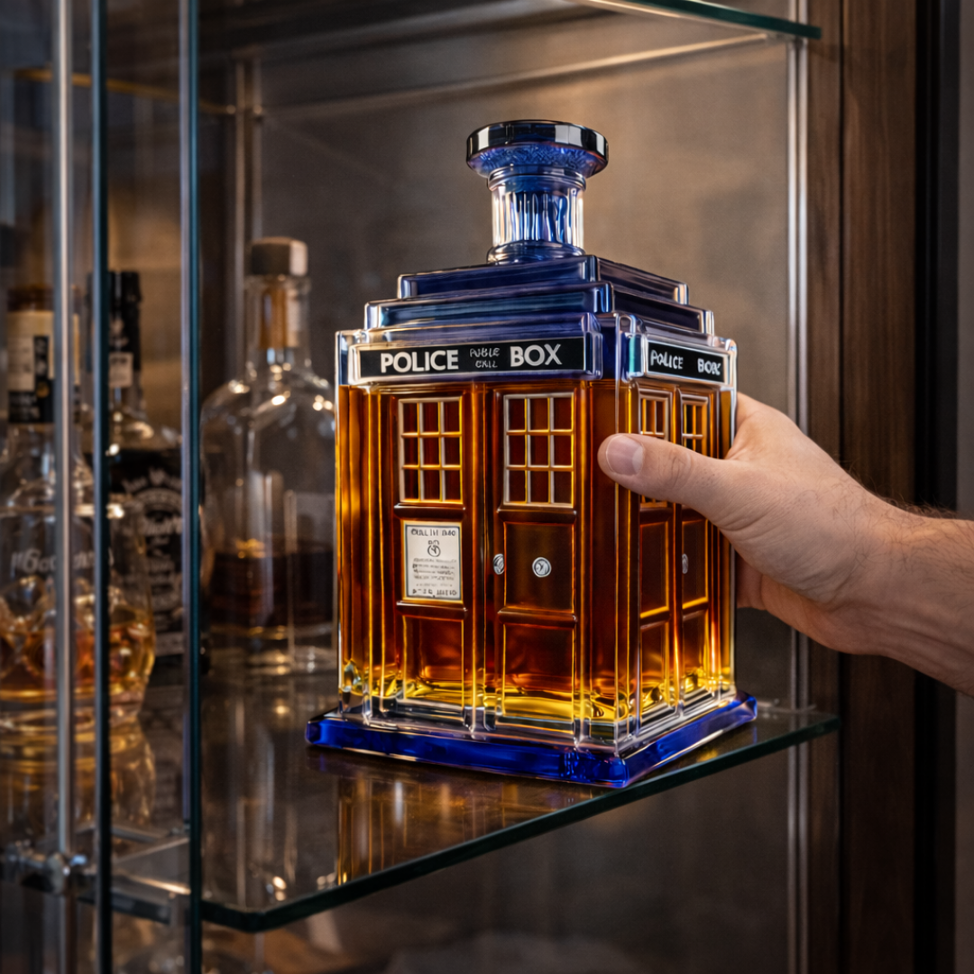 Botella de Whisky - Edición Policía