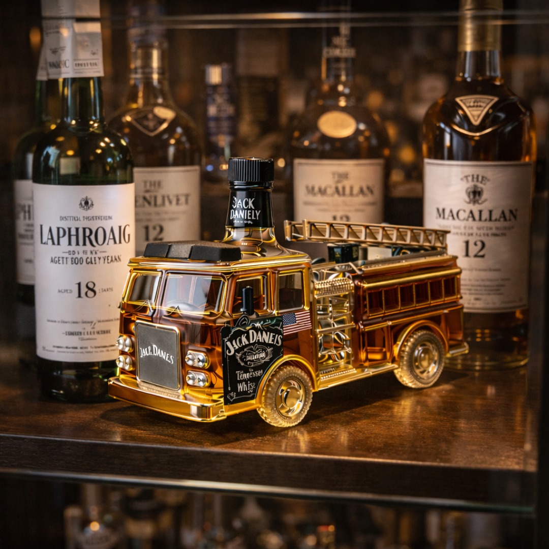 Botella de Whisky - Edición Bomberos