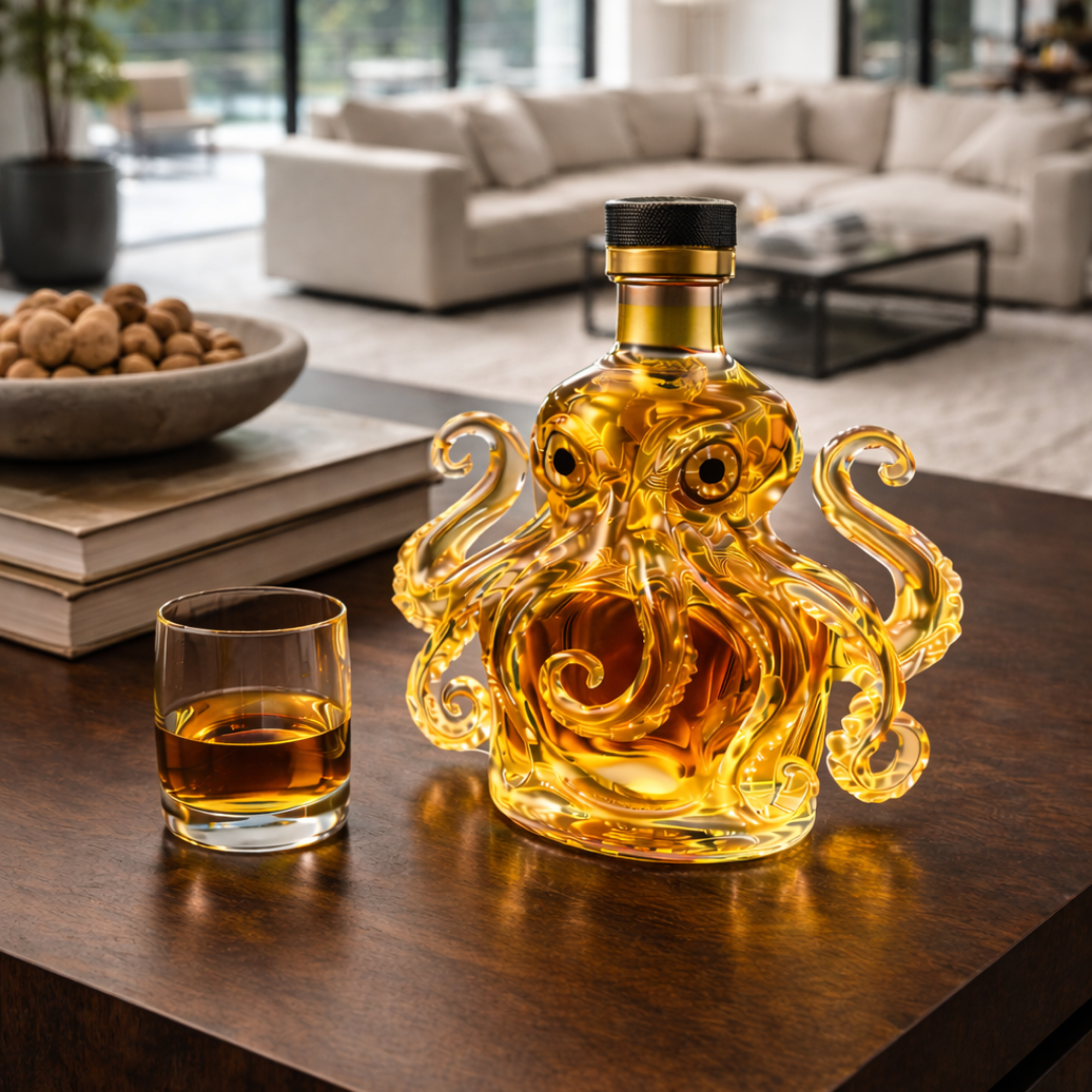 Botella de Whisky - Edición Pulpo