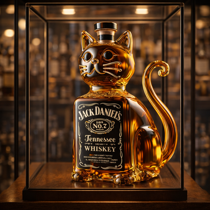Botella de Whisky - Edición Gato