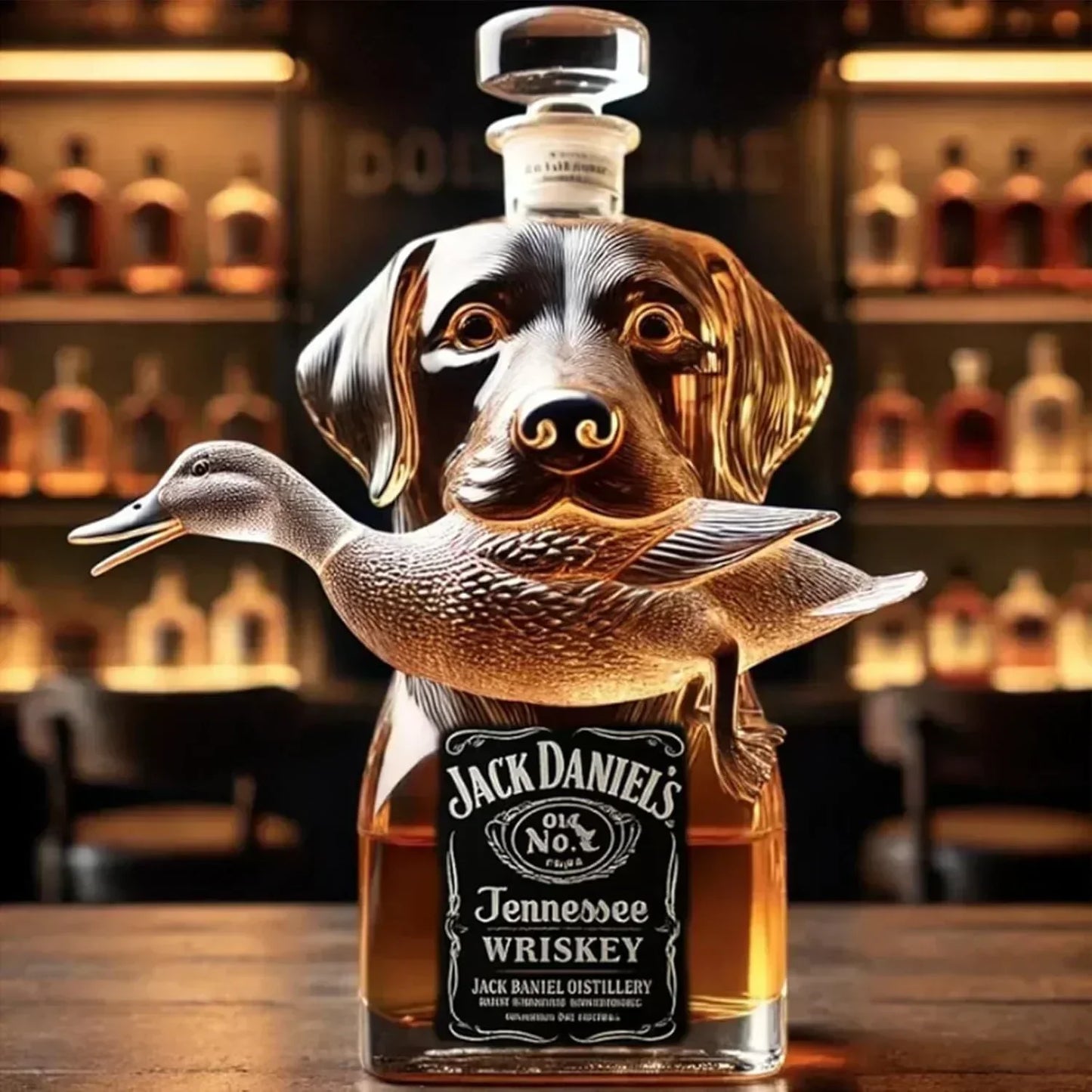 Botella de Whisky - Edición Pato