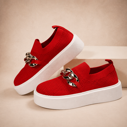 Maria | Zapatos con cadena metálica