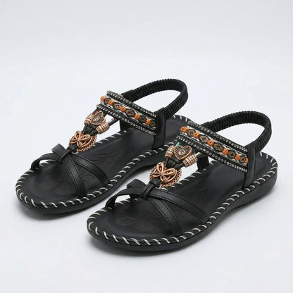 Sandaliasas de estilo ibicenco que combinan comodidad y elegancia