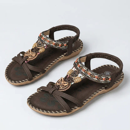 Sandaliasas de estilo ibicenco que combinan comodidad y elegancia