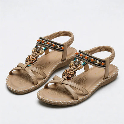 Sandaliasas de estilo ibicenco que combinan comodidad y elegancia