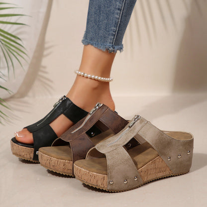 Gigi - Elegantess Sandalias de cuña