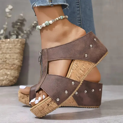 Gigi - Elegantess Sandalias de cuña