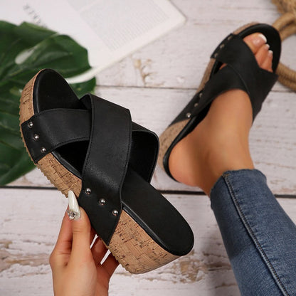 Oakley – Cuña boho Sandalias