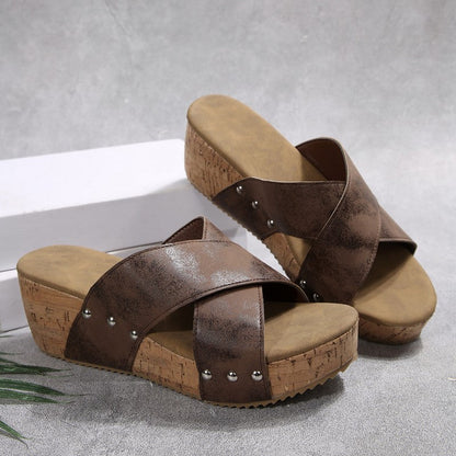 Oakley – Cuña boho Sandalias