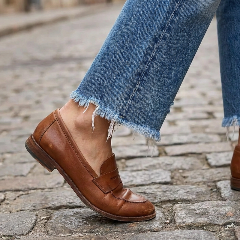 Danice | Vaqueros rectos cortos